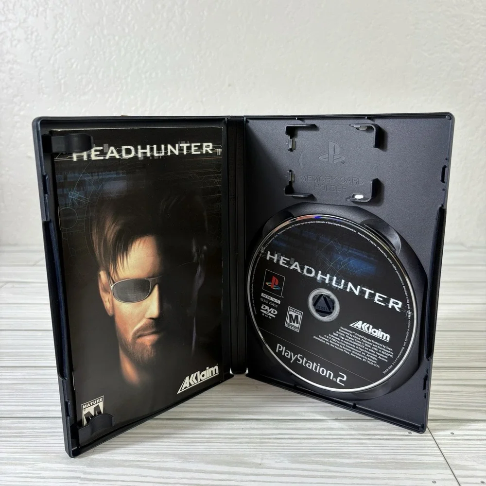 HeadHunter PlayStation 2 PS2 CIB Tested Works Complete W Manual Register Card